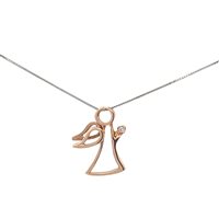 Collana Cianfrone Gioielli Donna in Oro Diamante 0.03 Ct COOR-56-198 - COOR-56-198